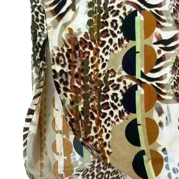 Live 4 Truth animal Print Button Down MIDI boho Dress NWT Medium - Picture 4 of 12